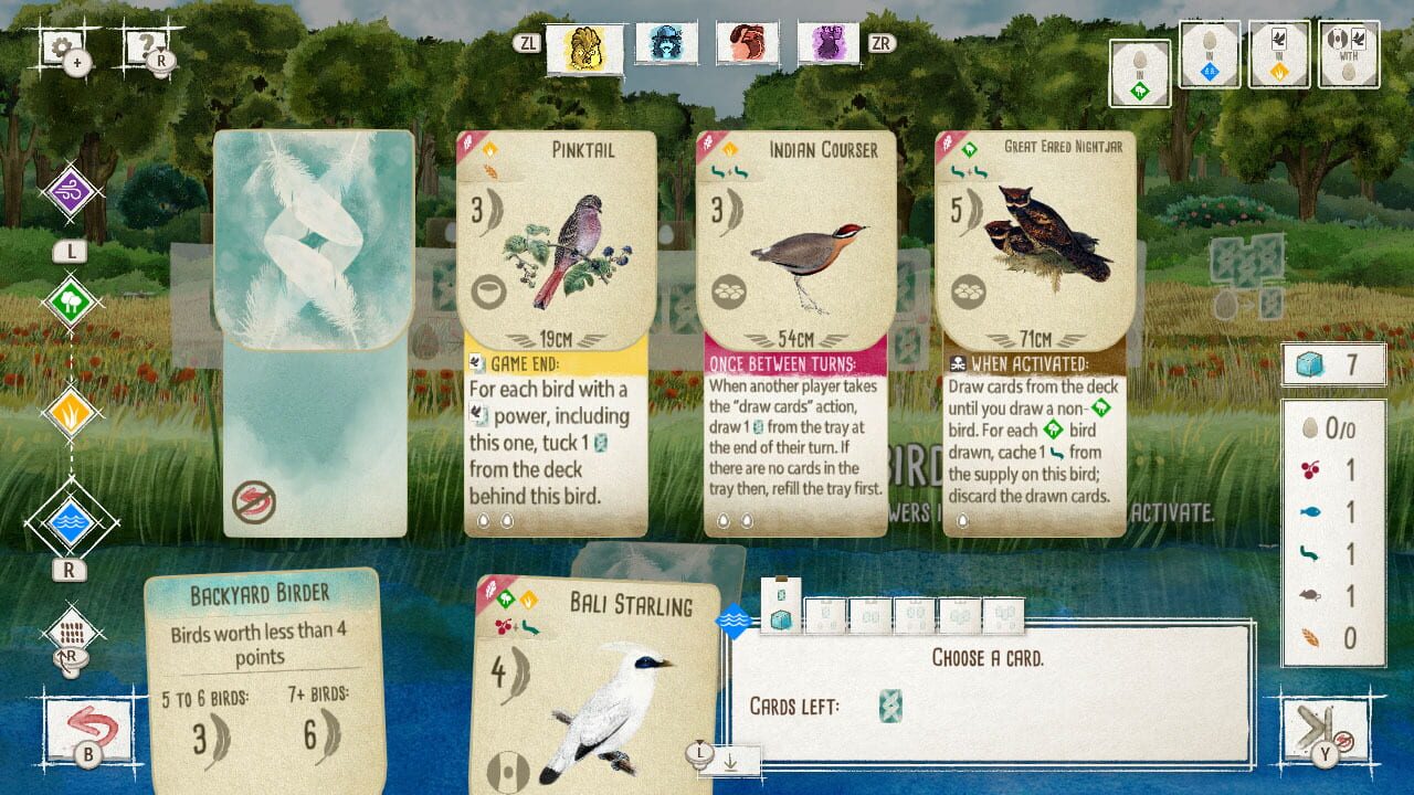 Screenshot for Wingspan: Bird Pack - Additional Asian Avians