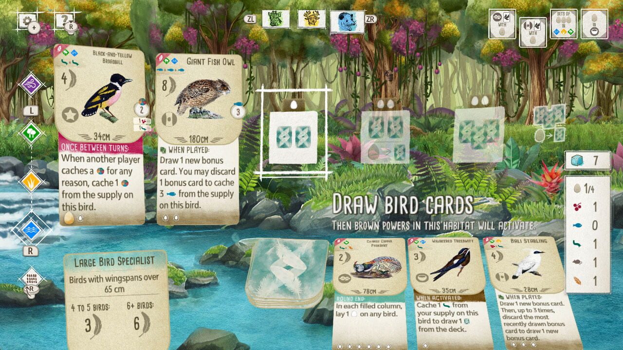 Screenshot for Wingspan: Bird Pack - Additional Asian Avians