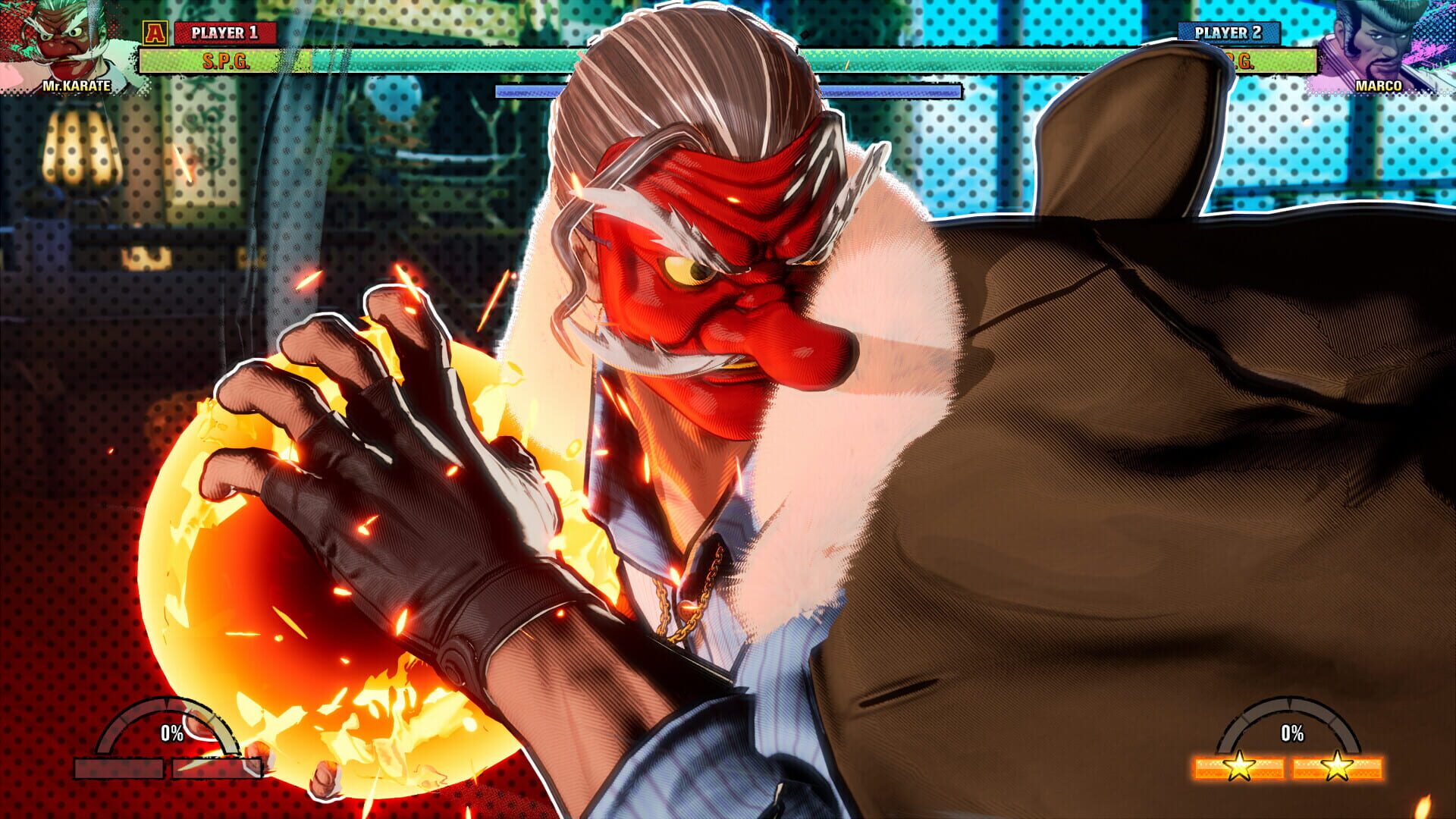Screenshot for Fatal Fury: City of the Wolves - Mr. Karate