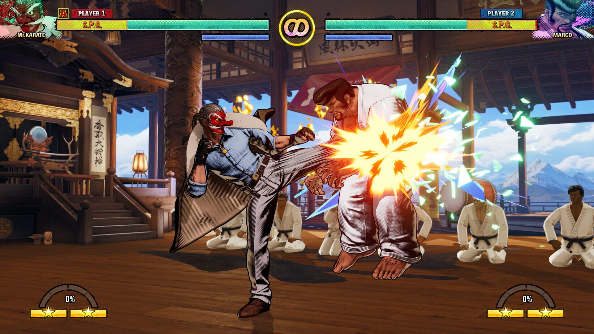 Screenshot for Fatal Fury: City of the Wolves - Mr. Karate