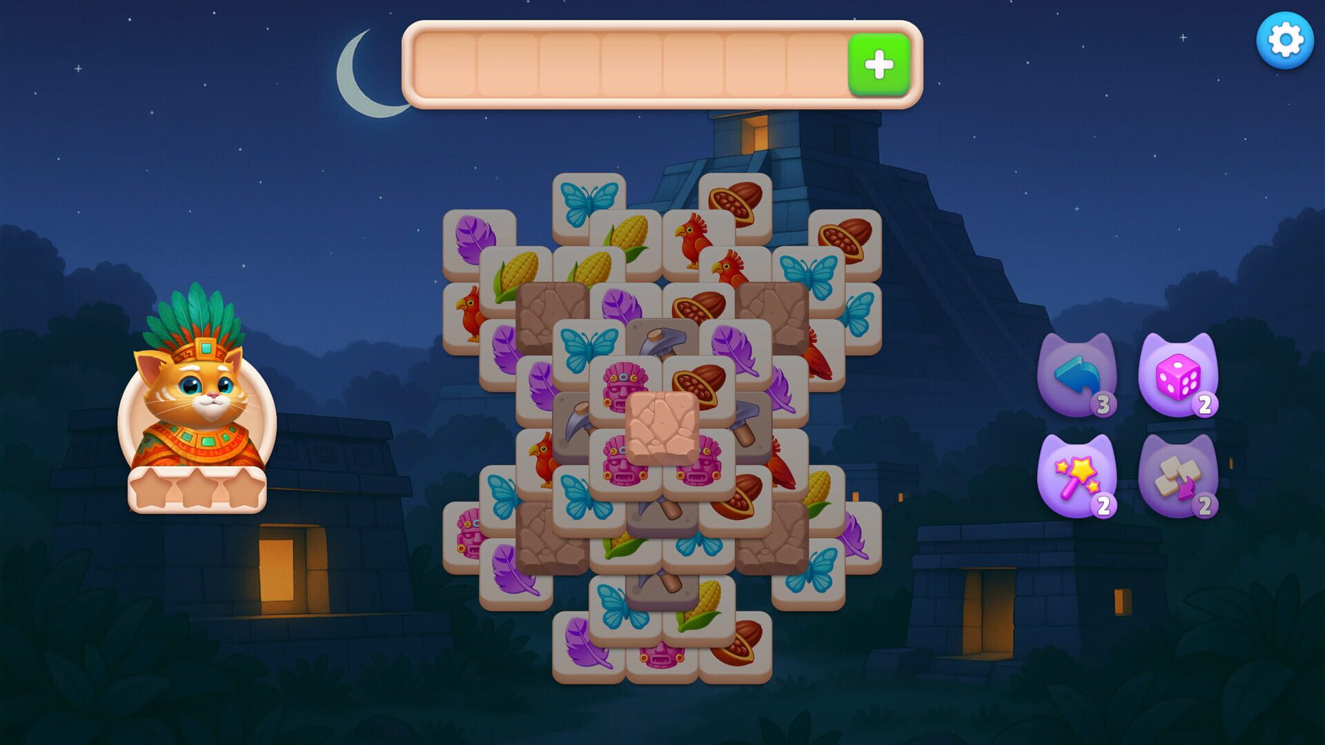 Screenshot for Catjong 6: Pawztec Temple