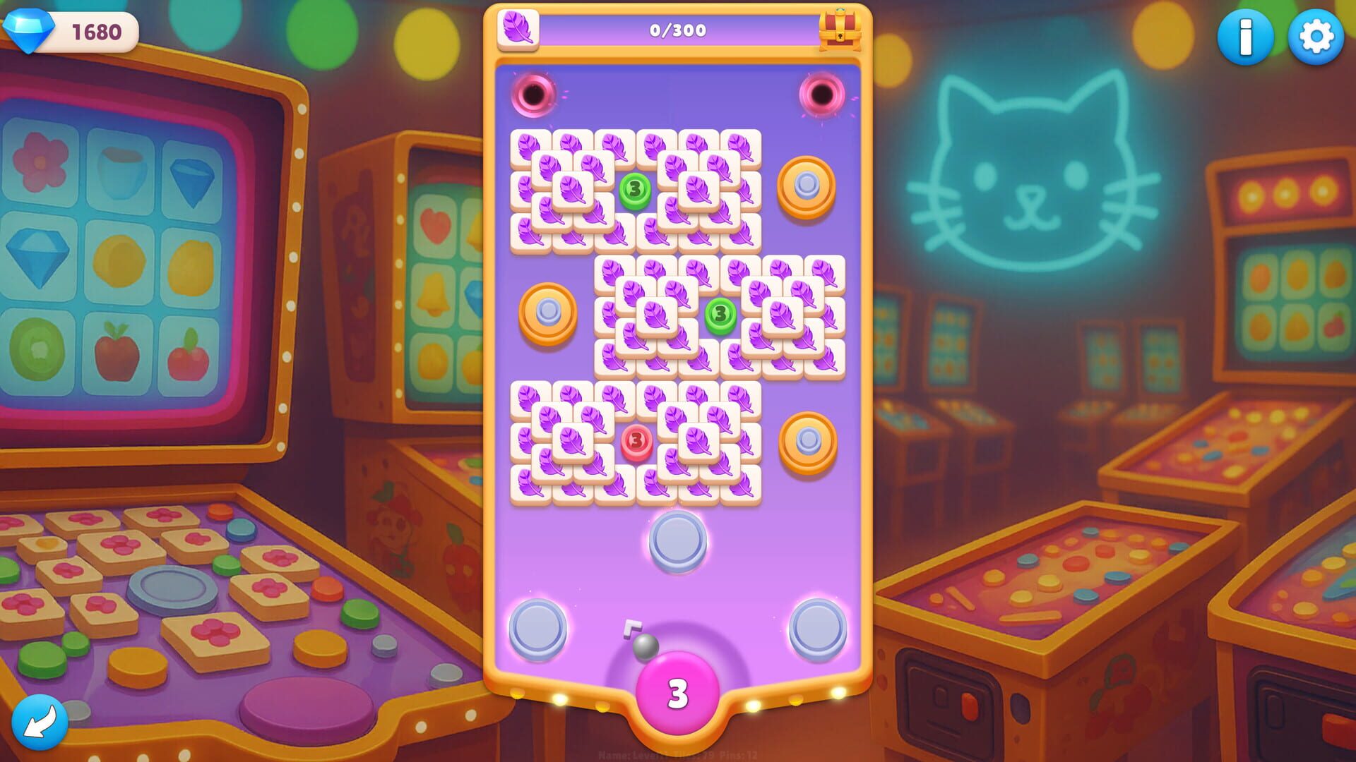 Screenshot for Catjong 6: Pawztec Temple