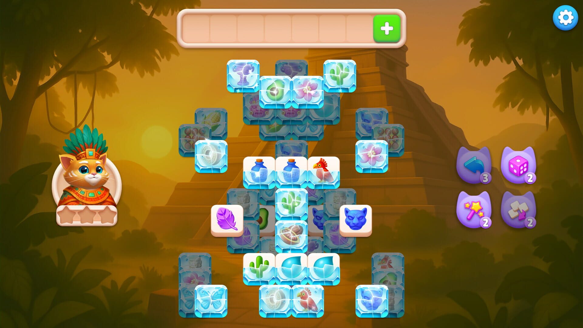 Screenshot for Catjong 6: Pawztec Temple