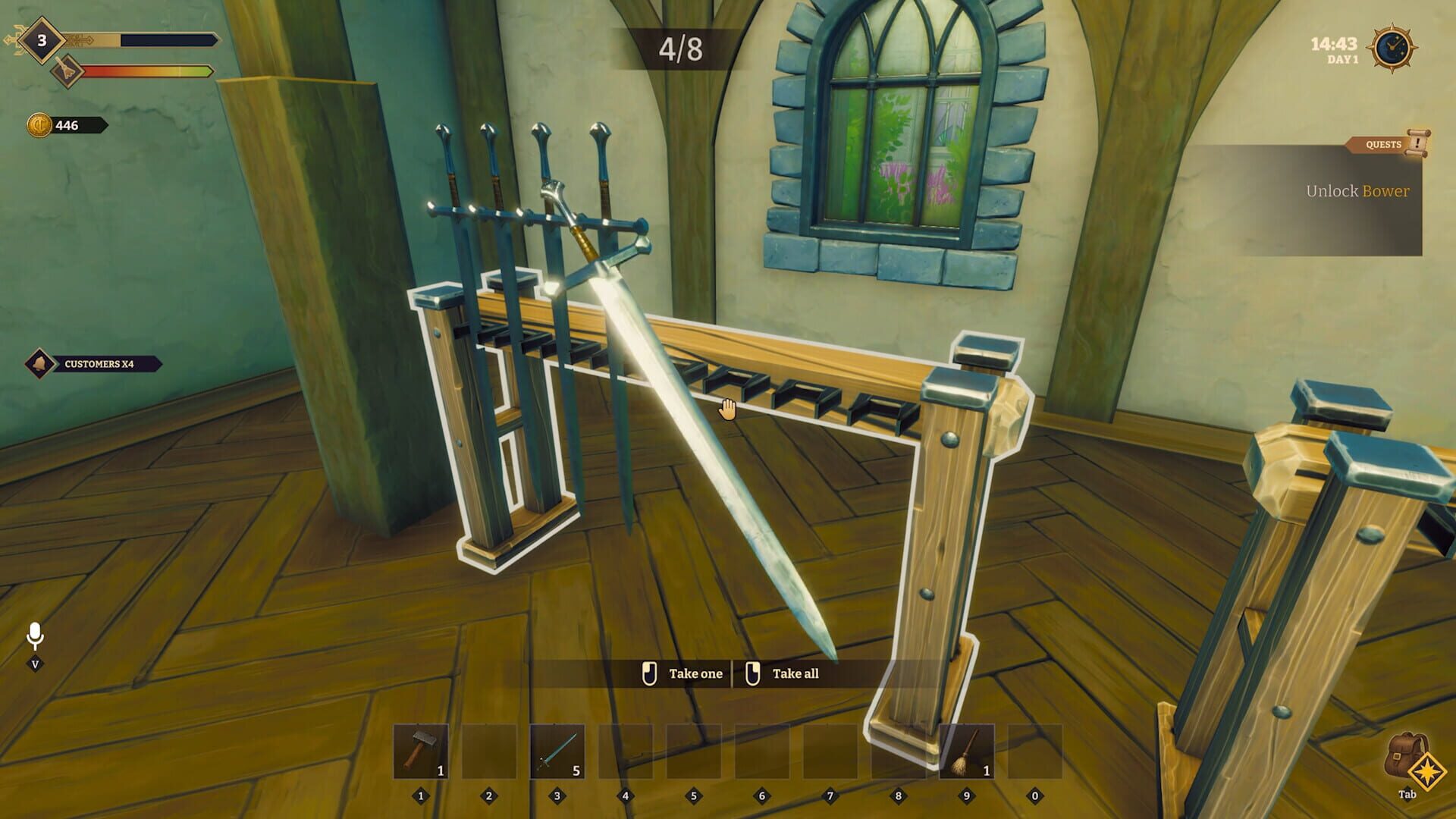 Screenshot for Fantasy Blacksmith Simulator