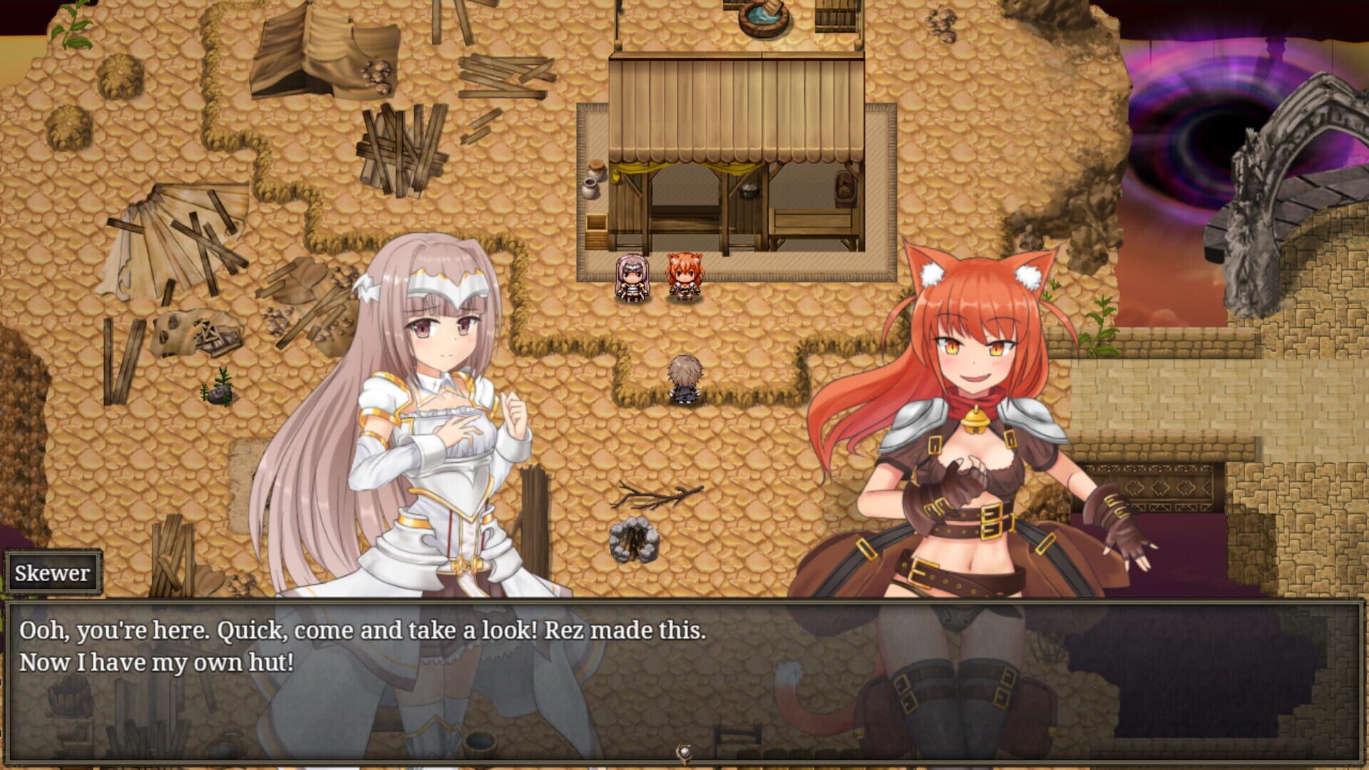 Screenshot for The Shimmering Horizon and Cursed Blacksmith