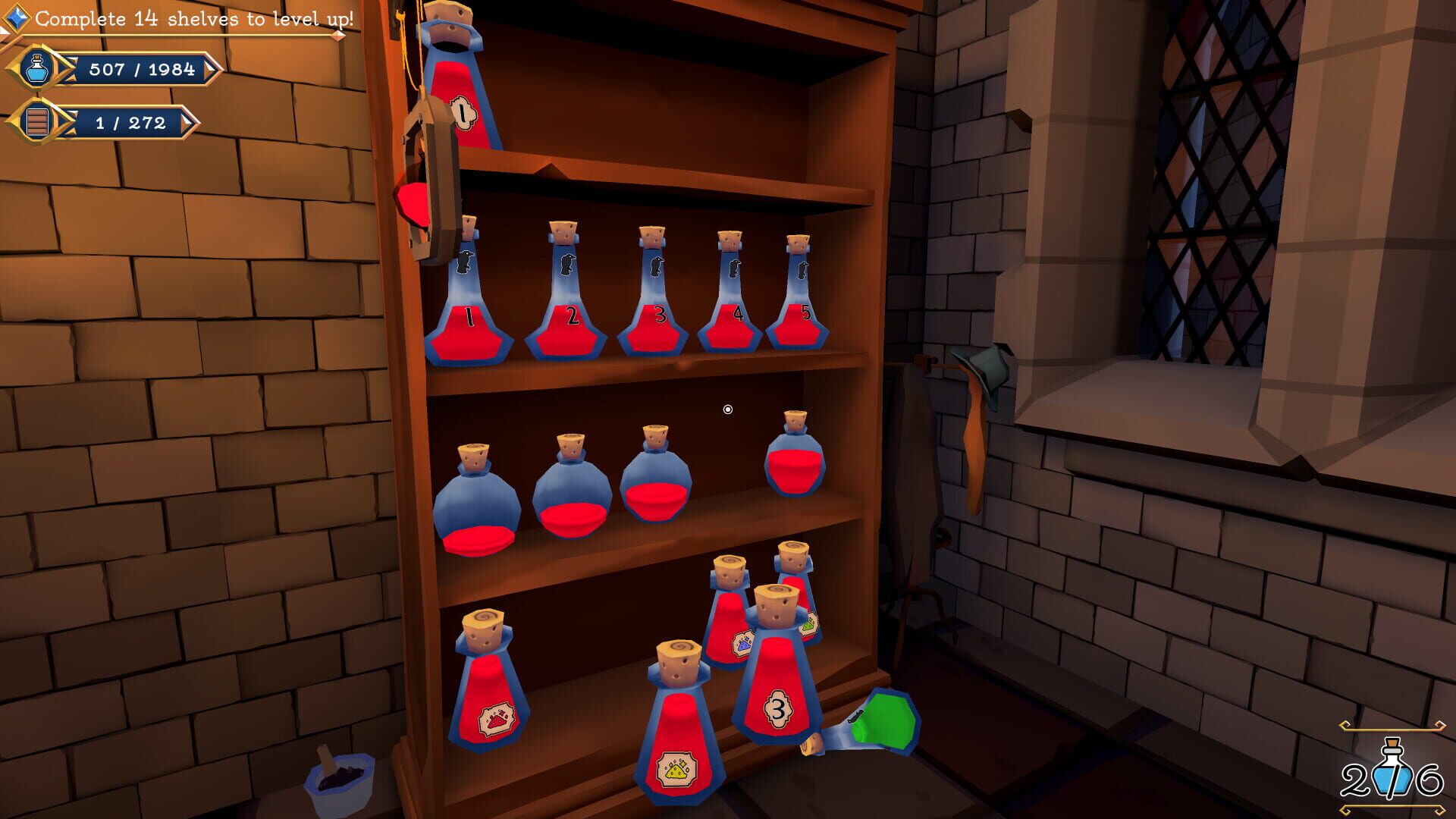 Screenshot for Shelve the Potions!
