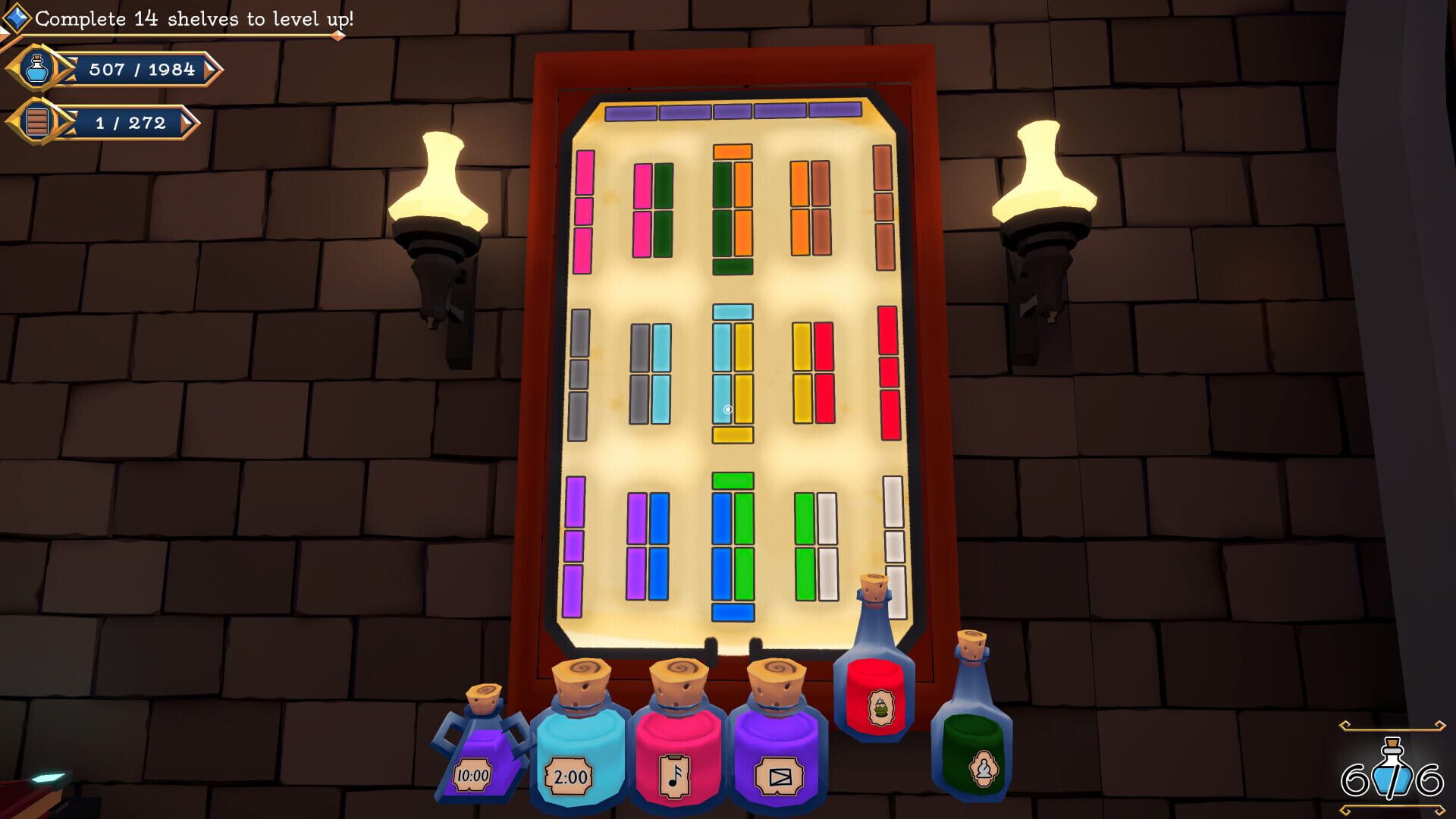 Screenshot for Shelve the Potions!
