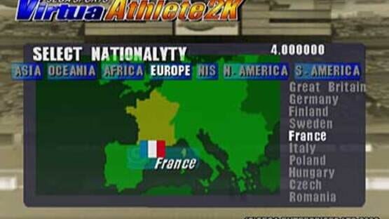 Screenshot for Virtua Athlete 2000