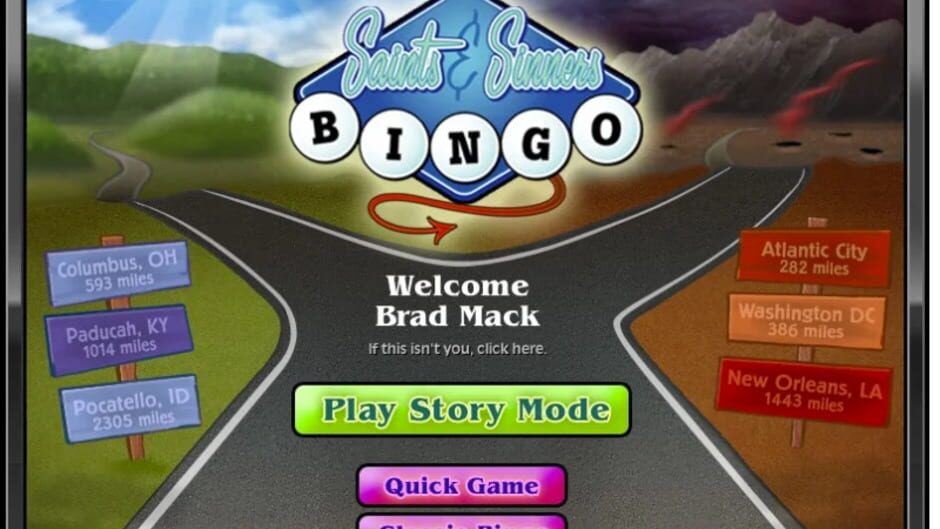 Screenshot for Saints & Sinners Bingo