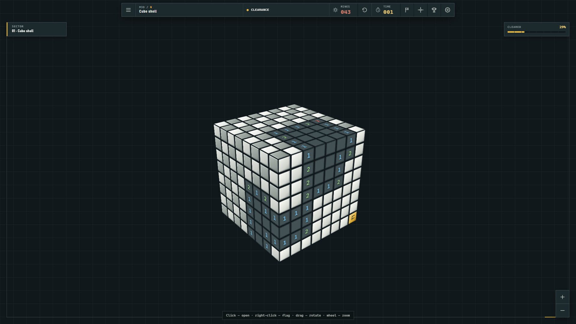 Screenshot for Minesweeper 3D
