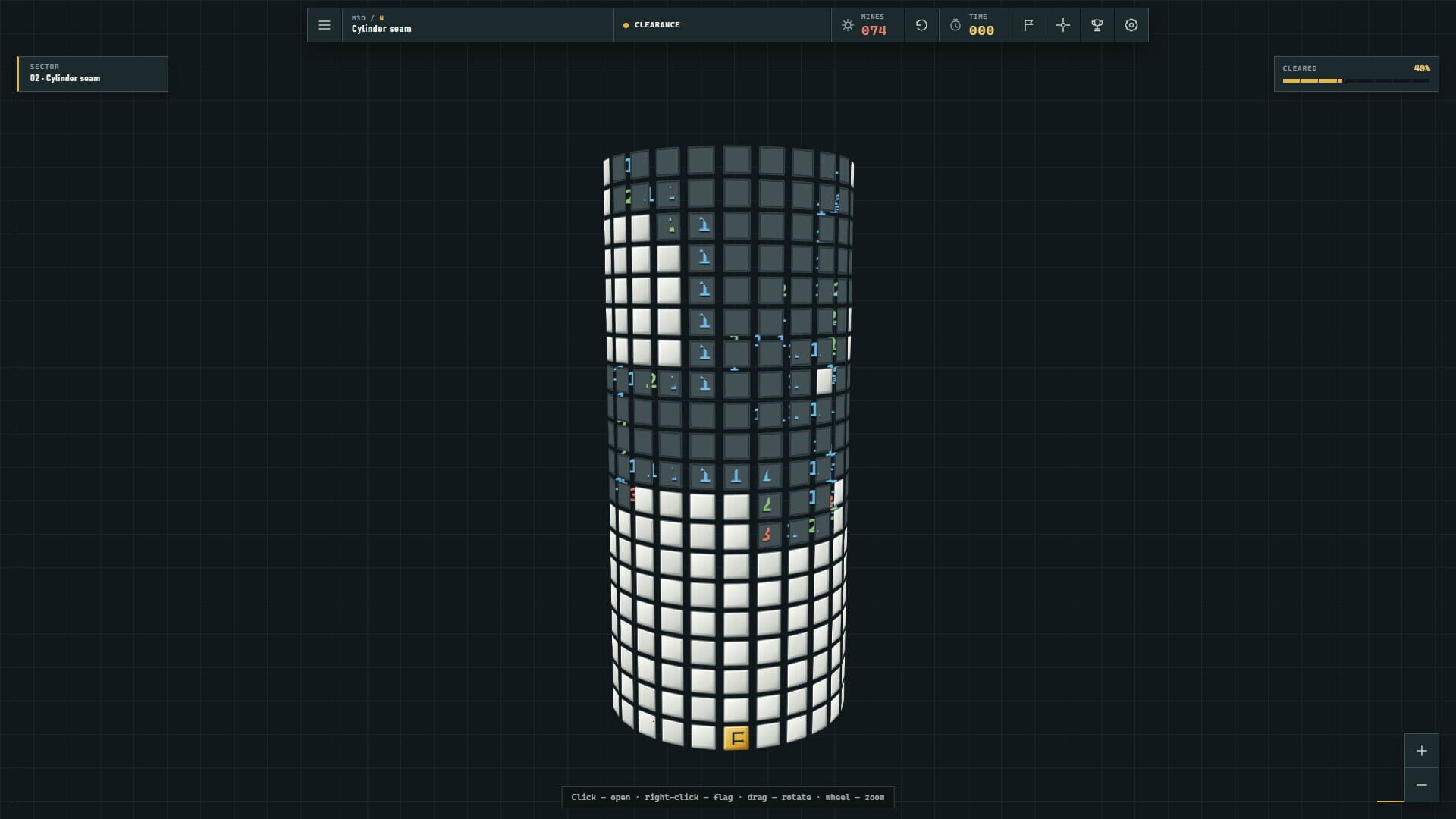 Screenshot for Minesweeper 3D