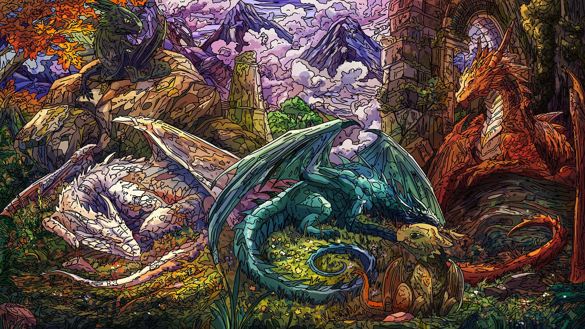 Screenshot for 100 Dragon Cats