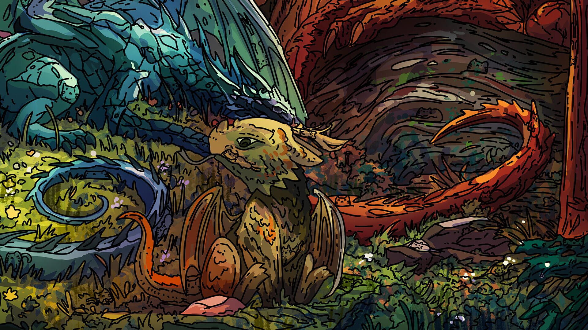 Screenshot for 100 Dragon Cats