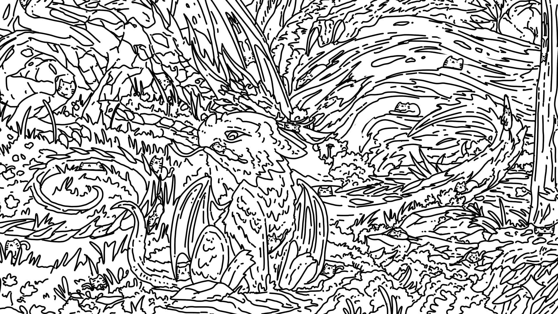 Screenshot for 100 Dragon Cats