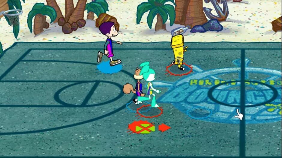 Screenshot for Nicktoons Basketball