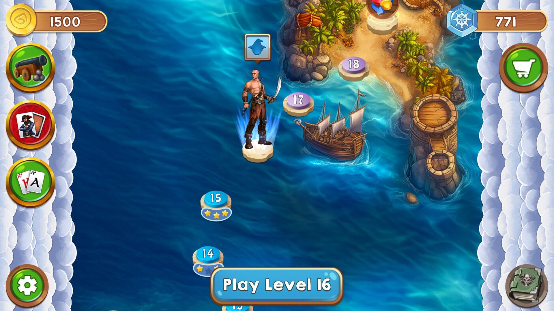 Screenshot for Seven Seas Jewels: Collector's Edition