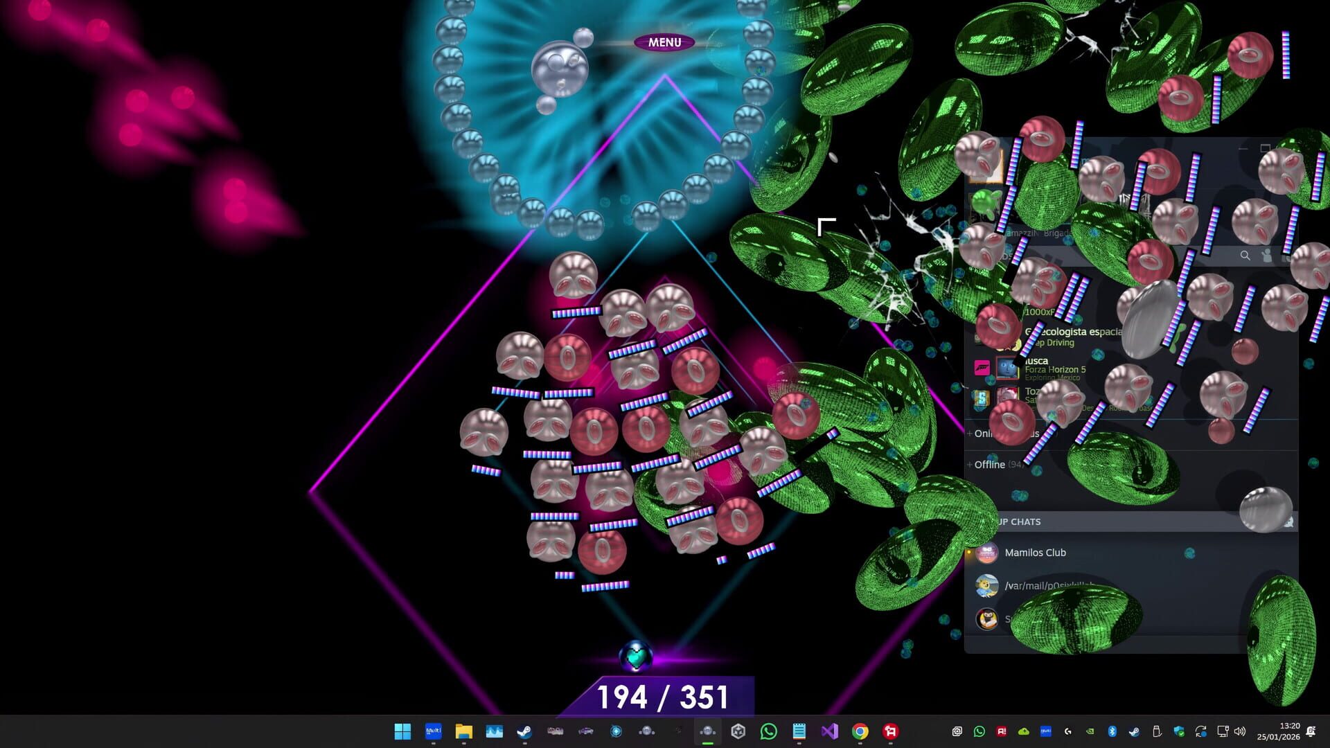 Screenshot for CPU Invaders: Micro Spheres