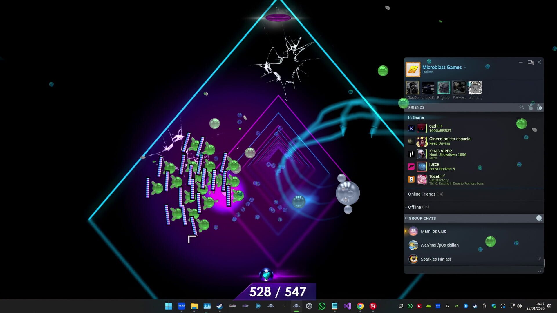 Screenshot for CPU Invaders: Micro Spheres