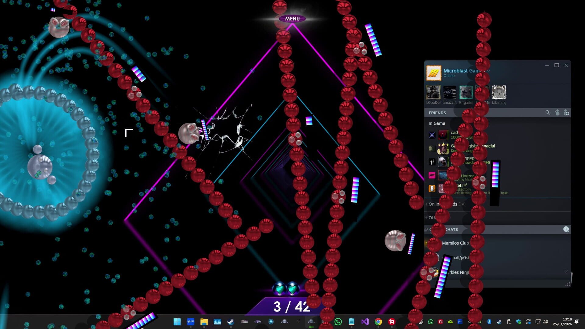 Screenshot for CPU Invaders: Micro Spheres
