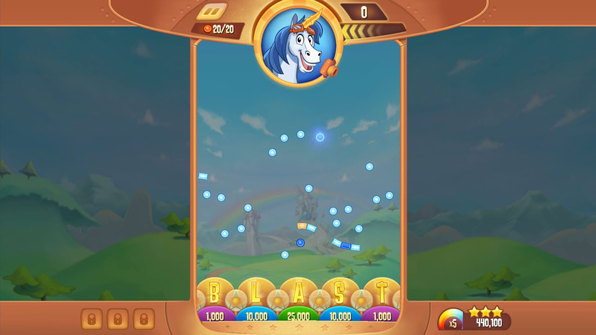 Screenshot for Peggle Blast HD
