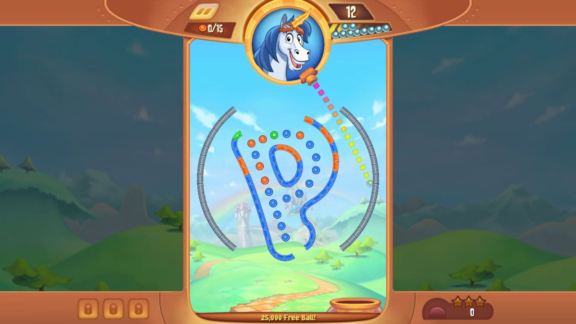 Screenshot for Peggle Blast HD