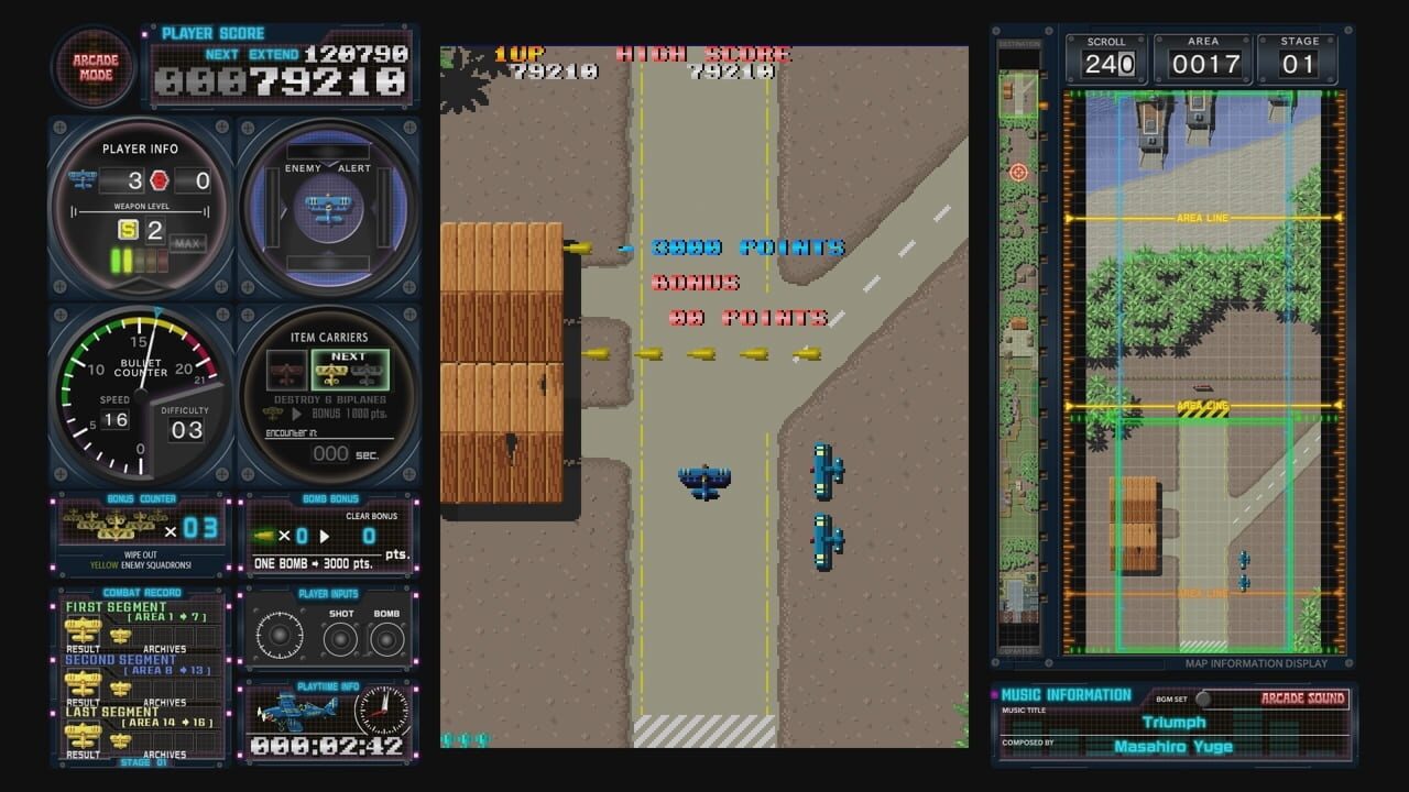 Screenshot for Toaplan Arcade Garage: Flying Fire Shark