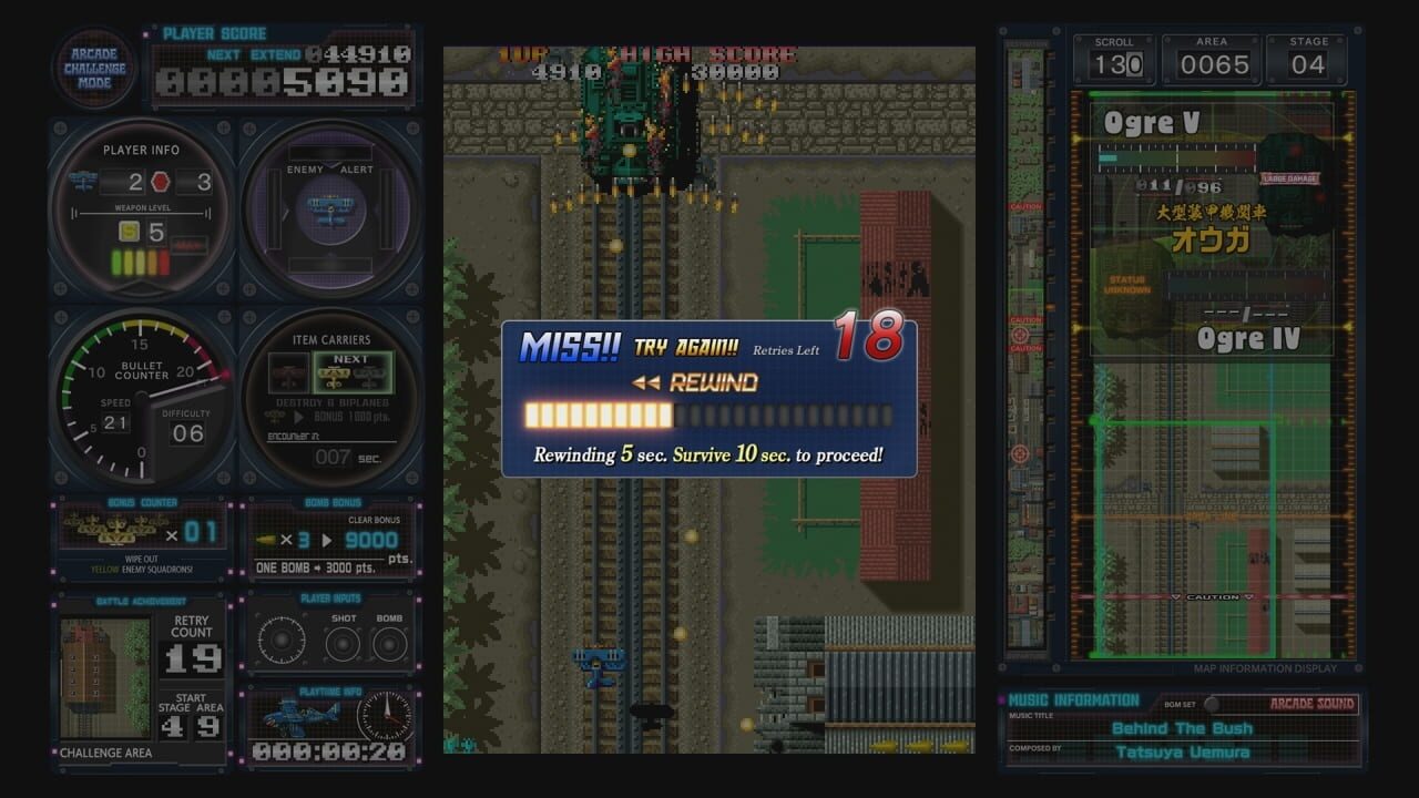 Screenshot for Toaplan Arcade Garage: Flying Fire Shark