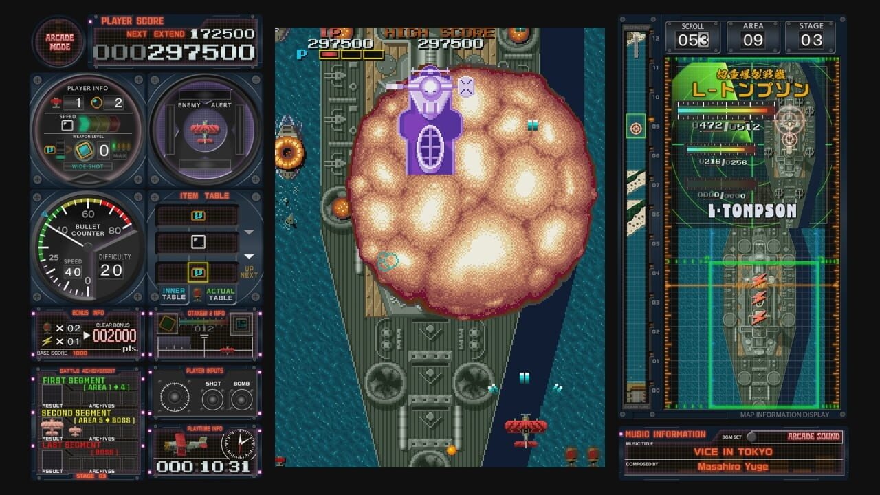 Screenshot for Toaplan Arcade Garage: Flying Fire Shark