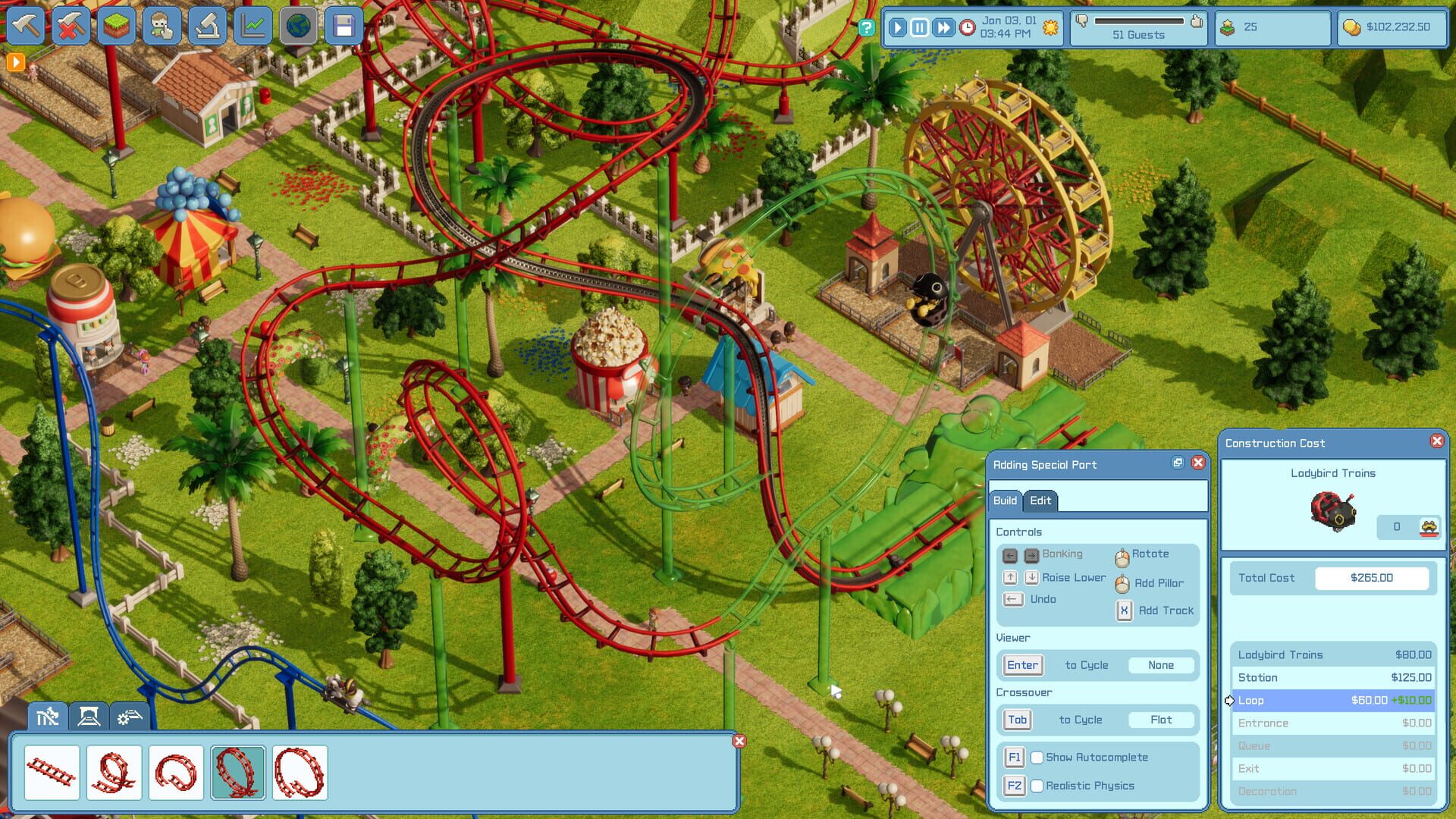 Screenshot for RollerCoaster Tycoon Wonderworks
