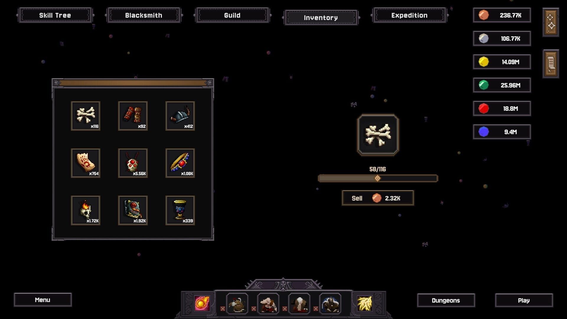 Screenshot for Bones and Coins