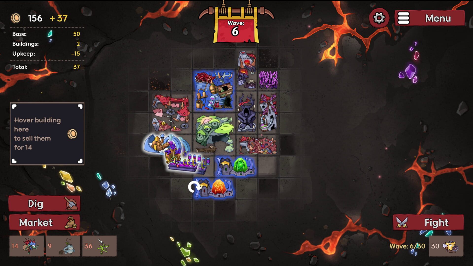 Screenshot for Packed Lair