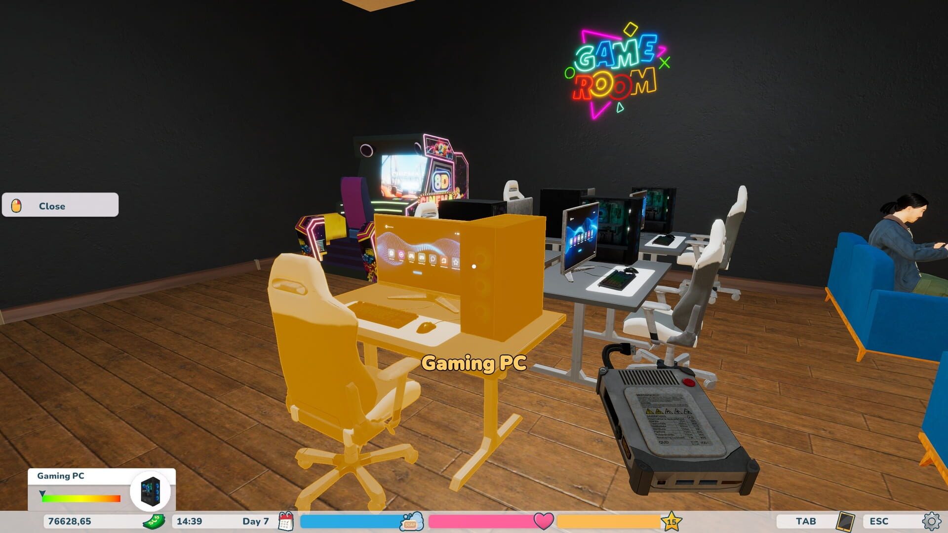 Screenshot for Retro Arcade Shop Simulator