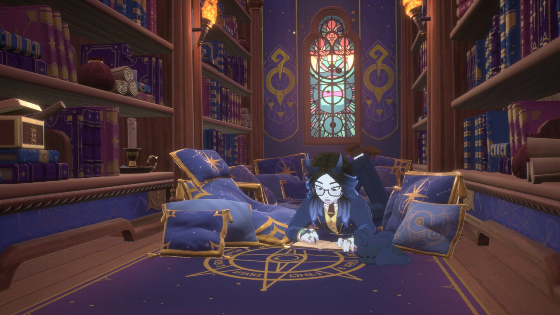 Screenshot for Spirit City: Lofi Sessions - Magical Library