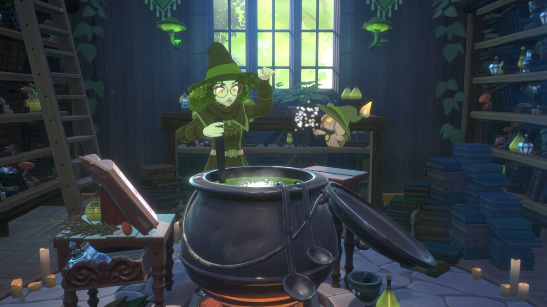 Screenshot for Spirit City: Lofi Sessions - Magical Library