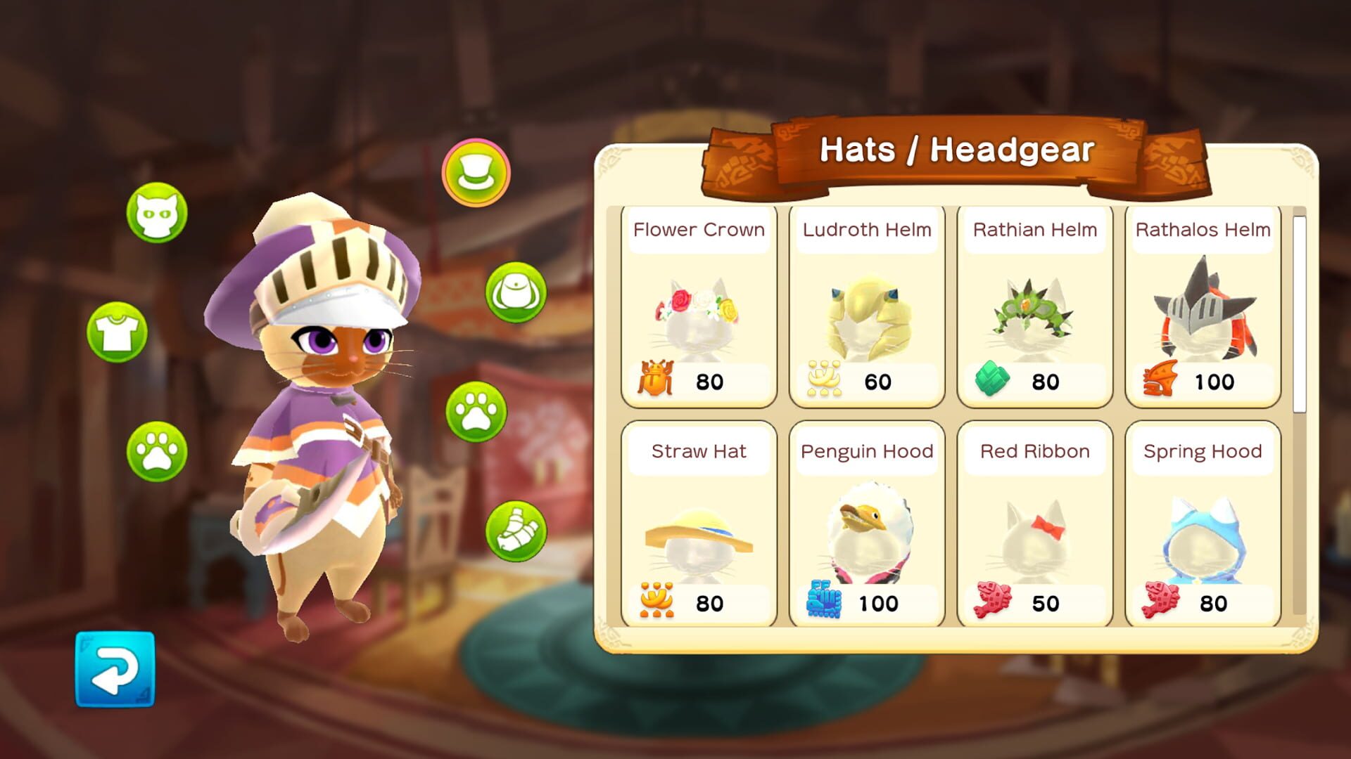Screenshot for Monster Hunter Puzzles: Felyne Isles