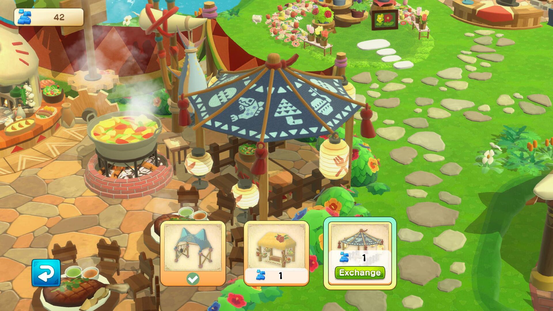 Screenshot for Monster Hunter Puzzles: Felyne Isles