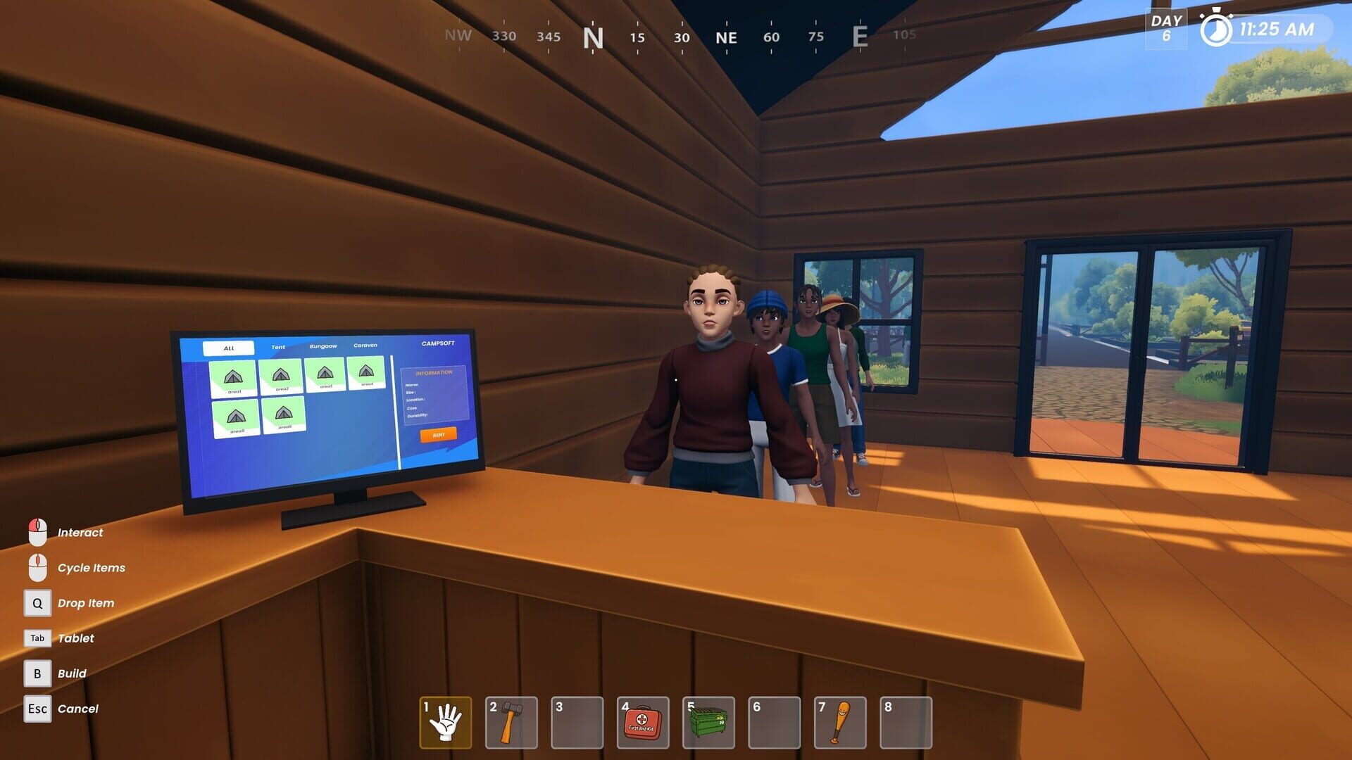 Screenshot for Camp Manager Simulator