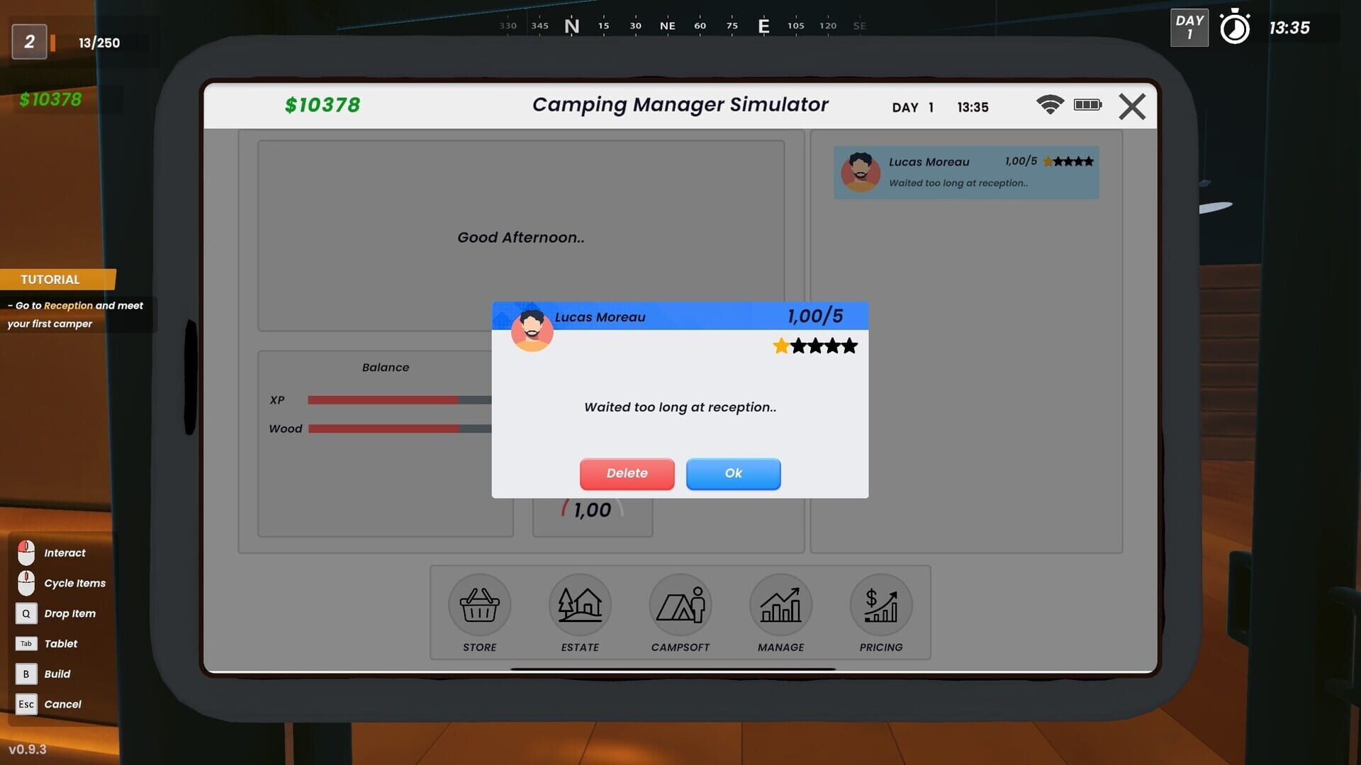 Screenshot for Camp Manager Simulator