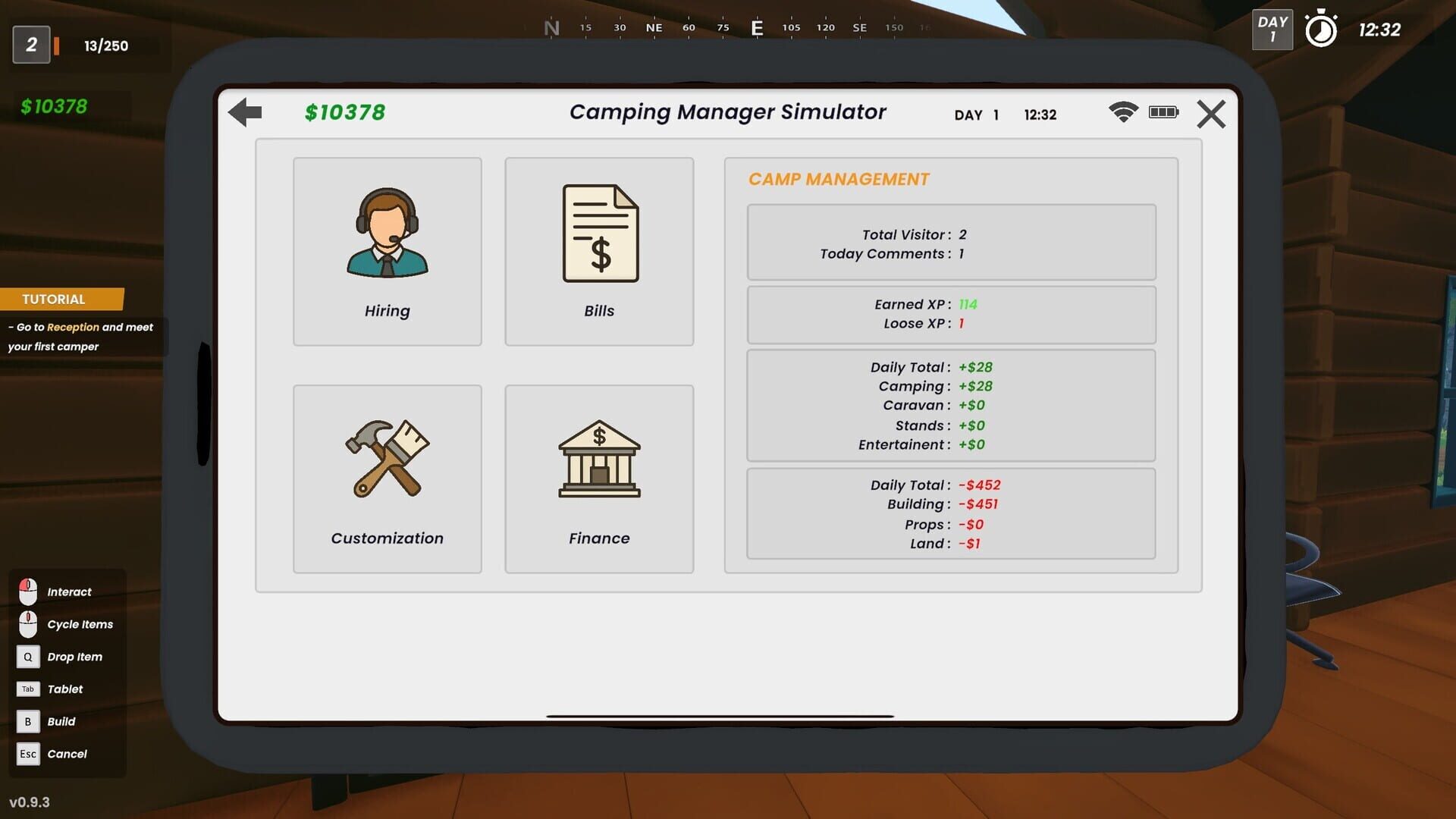 Screenshot for Camp Manager Simulator