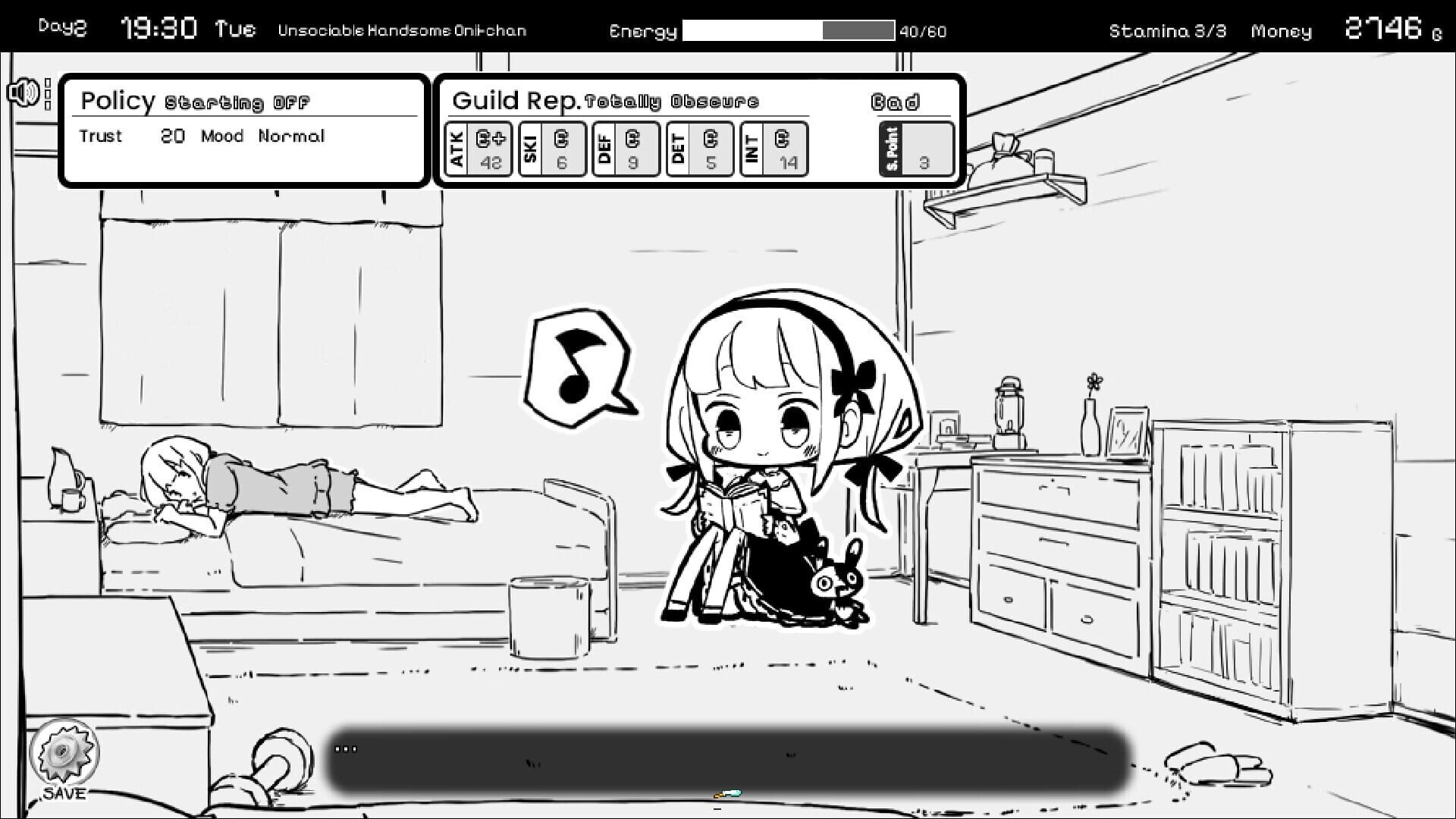 Screenshot for Living With Sister: Monochrome Fantasy - Expansion DLC