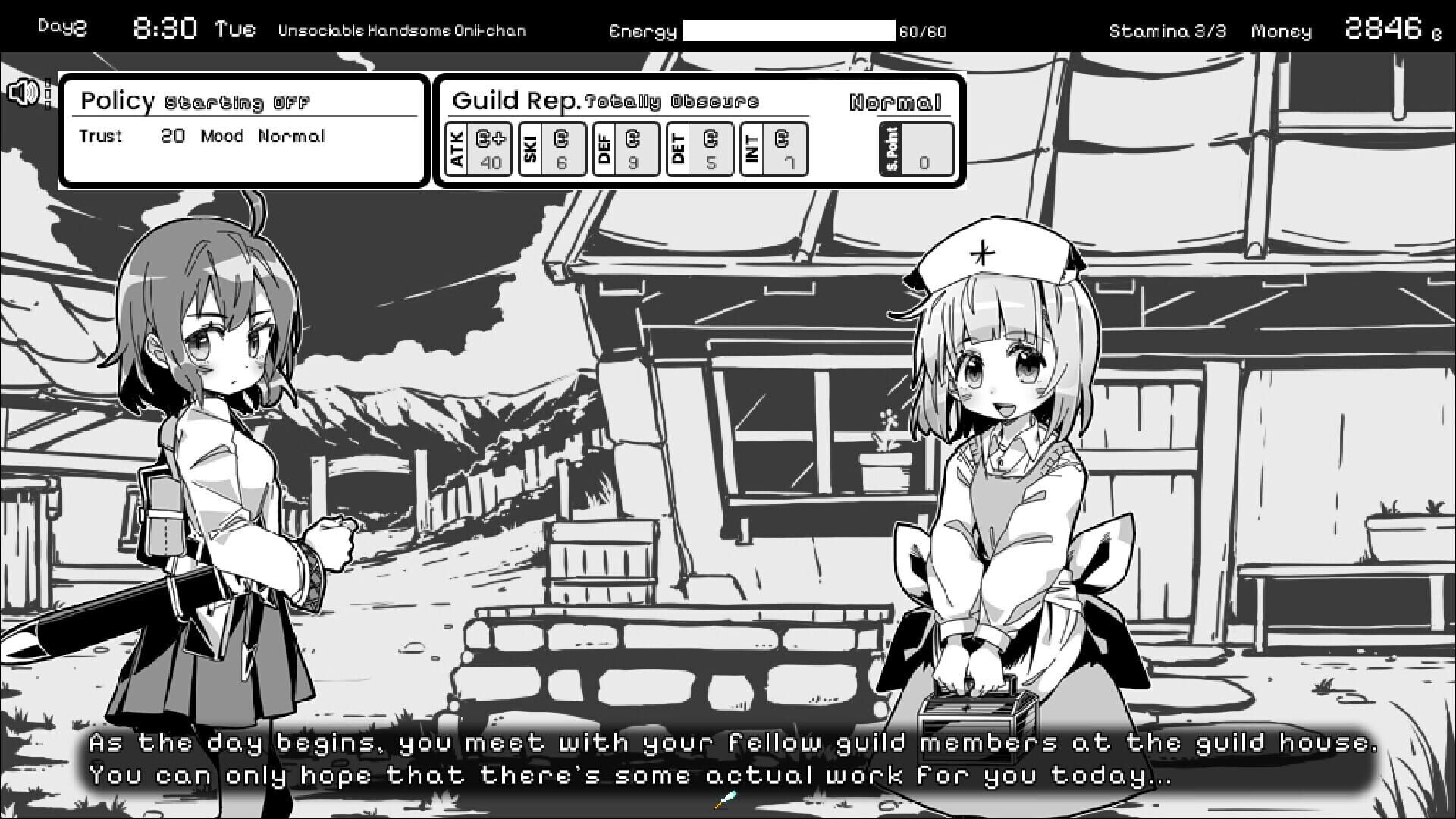 Screenshot for Living With Sister: Monochrome Fantasy - Expansion DLC