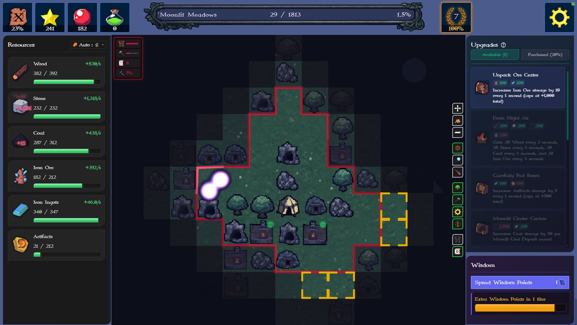Screenshot for Idle Squares