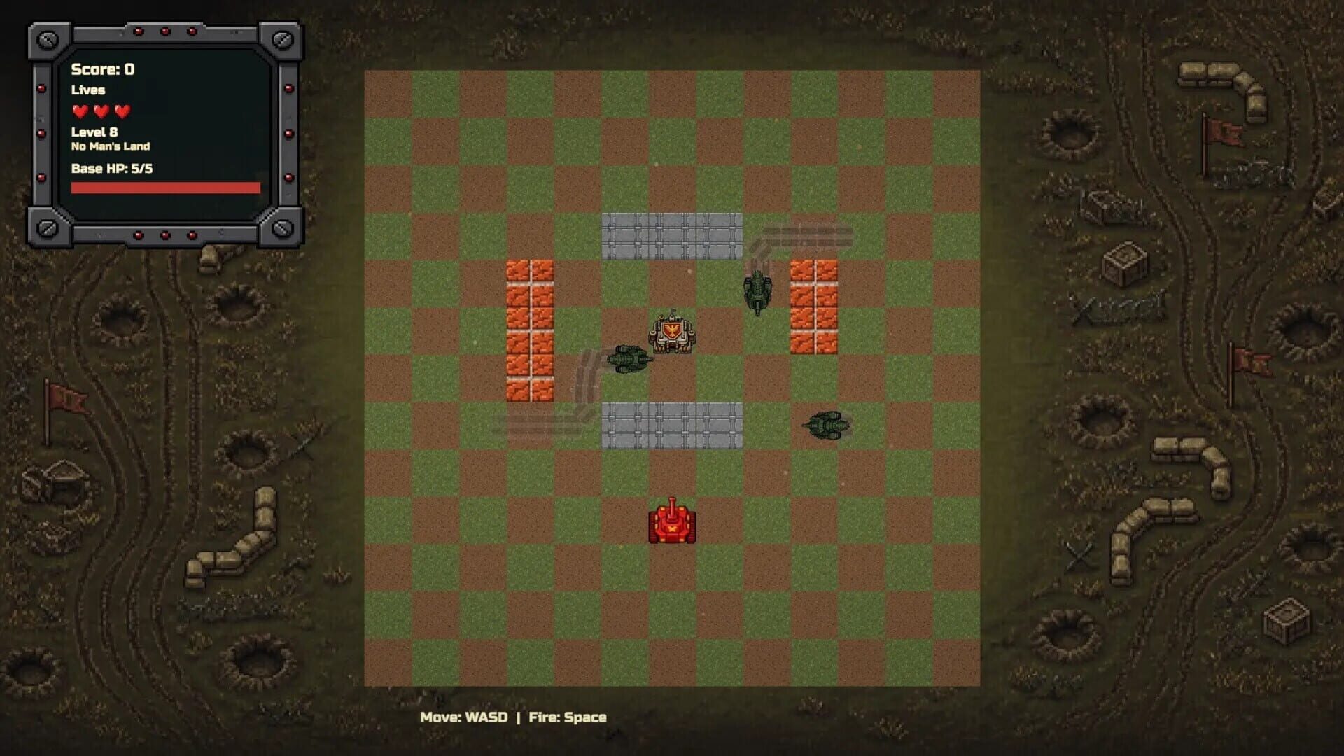 Screenshot for Red Tanks vs Lizard