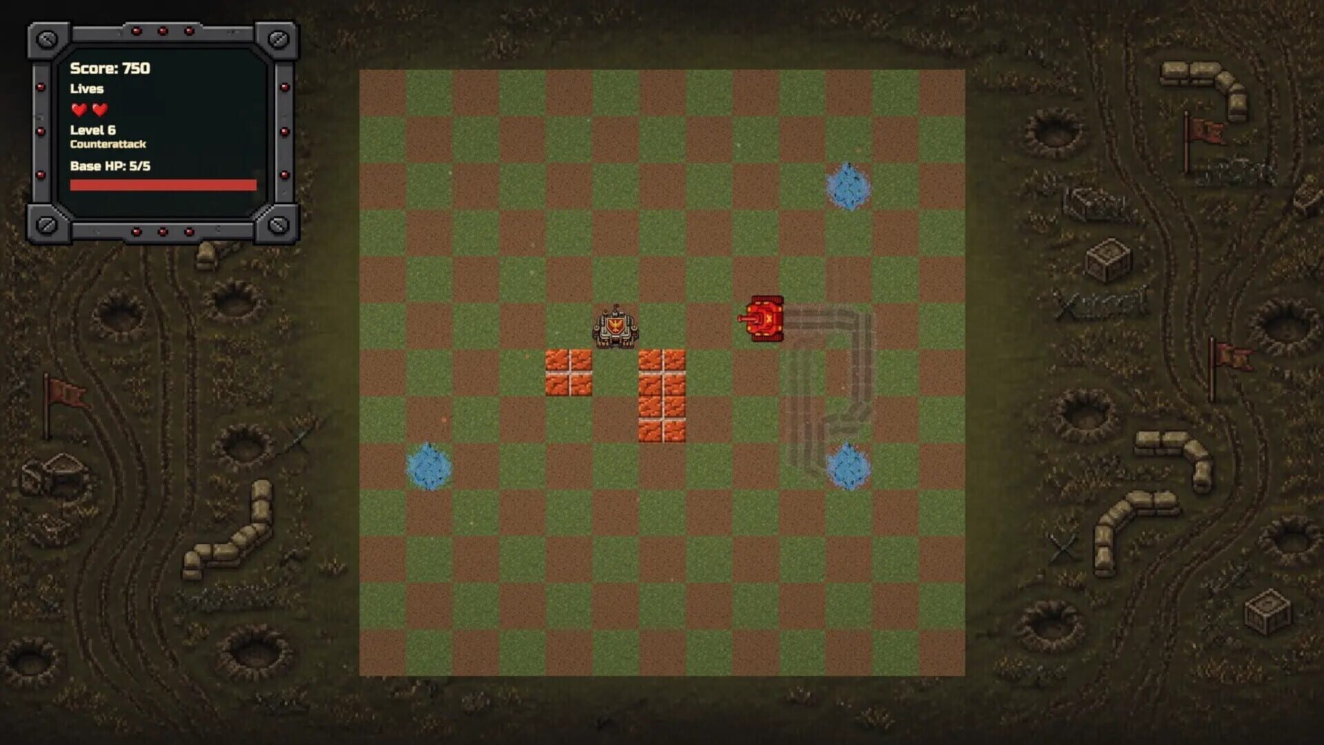 Screenshot for Red Tanks vs Lizard