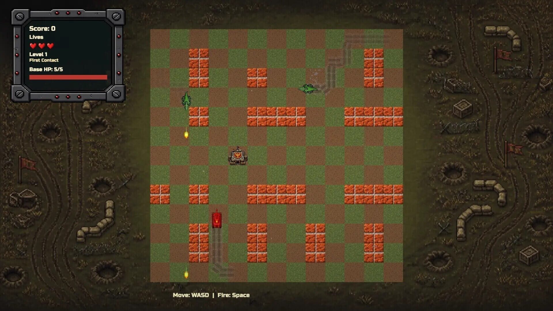 Screenshot for Red Tanks vs Lizard