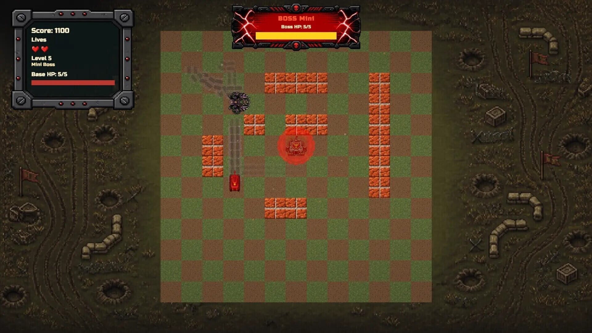 Screenshot for Red Tanks vs Lizard