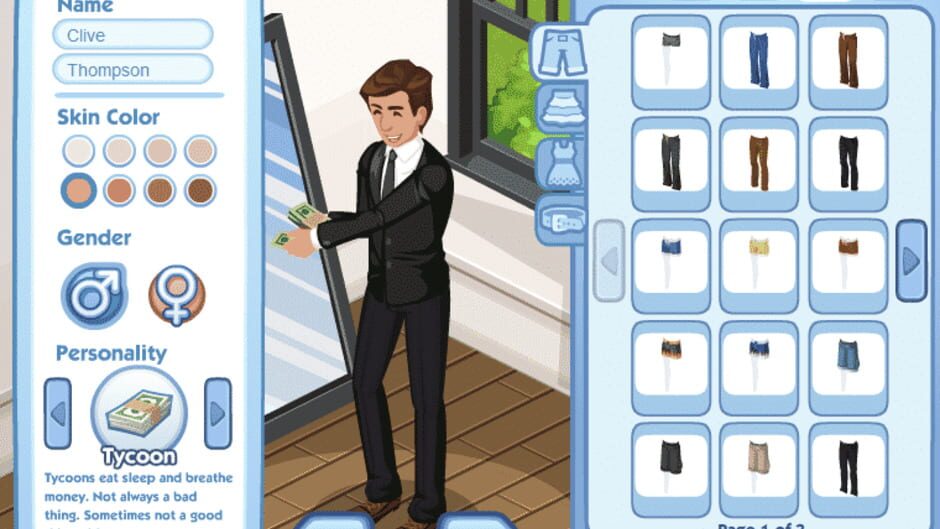 Screenshot for The Sims Social