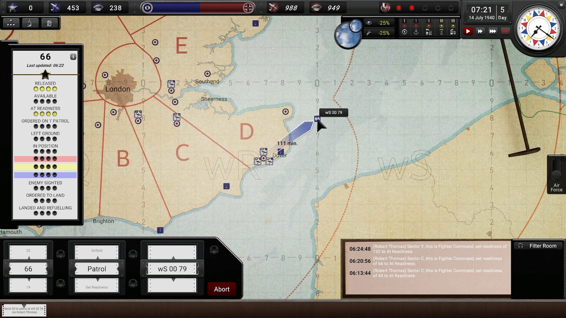 Screenshot for Radio Commander: Battle of Britain ’40