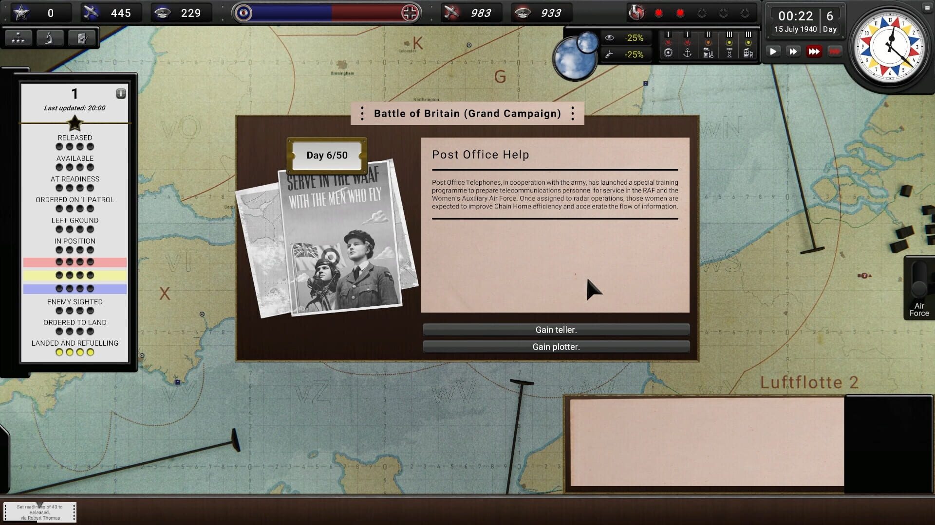 Screenshot for Radio Commander: Battle of Britain ’40
