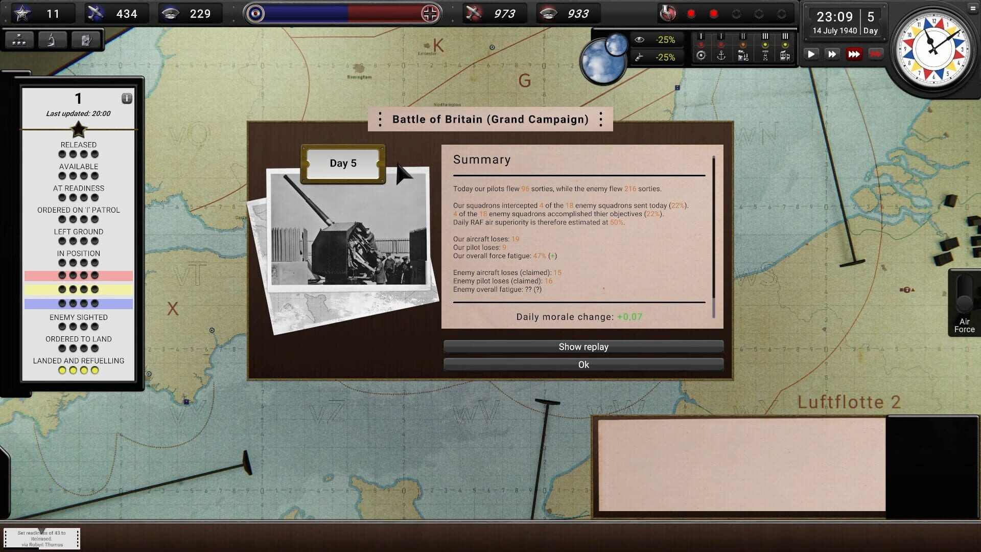 Screenshot for Radio Commander: Battle of Britain ’40